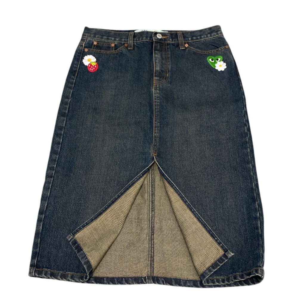 GAP Custom Jean Pencil Skirt - Picture 2 of 6